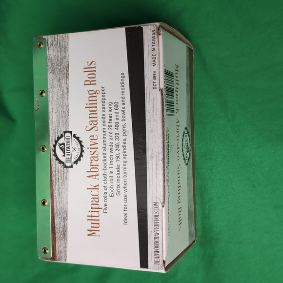 Deadwood Crafted Tools Multipack Abrasive Sanding Rolls 150 240 320 400 600 Grit - Picture 4 of 6